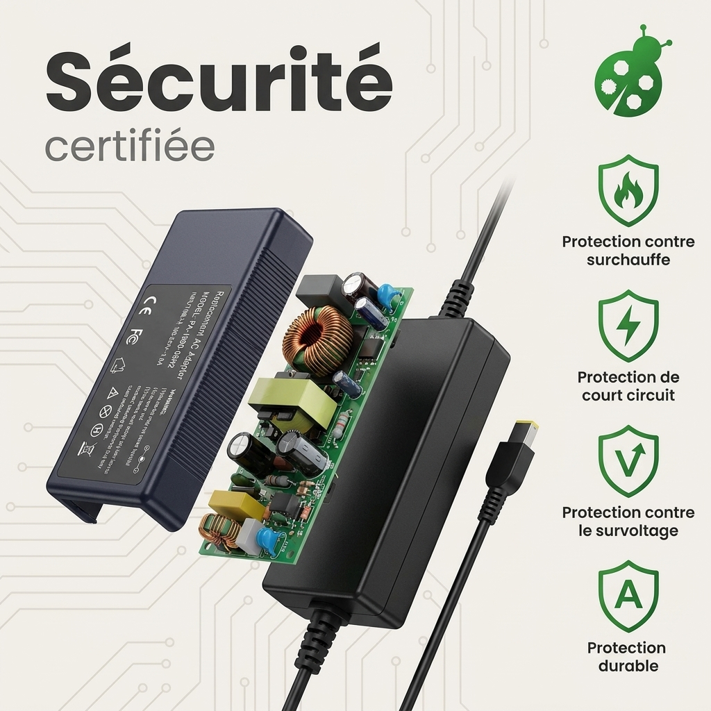 Chargeur ordinateur portable lenovo thinkpad l470