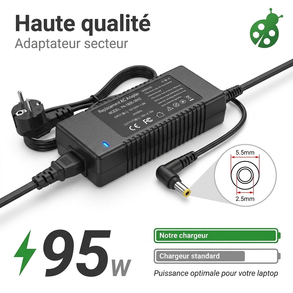 Chargeur ordinateur portable acer aspire 5750g