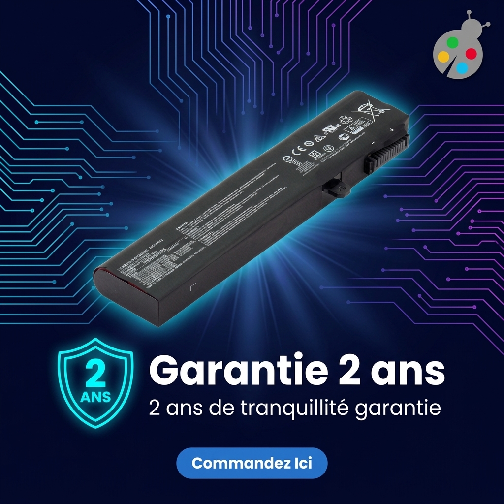Batterie ordinateur portable msi gp75 9sd