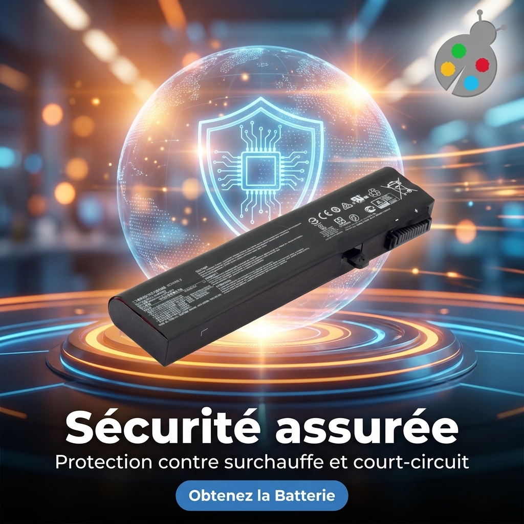 Batterie ordinateur portable msi gp75 9sd