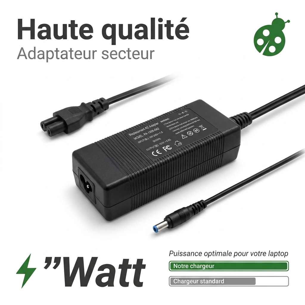 Chargeur ordinateur portable dell inspiron 15 3000