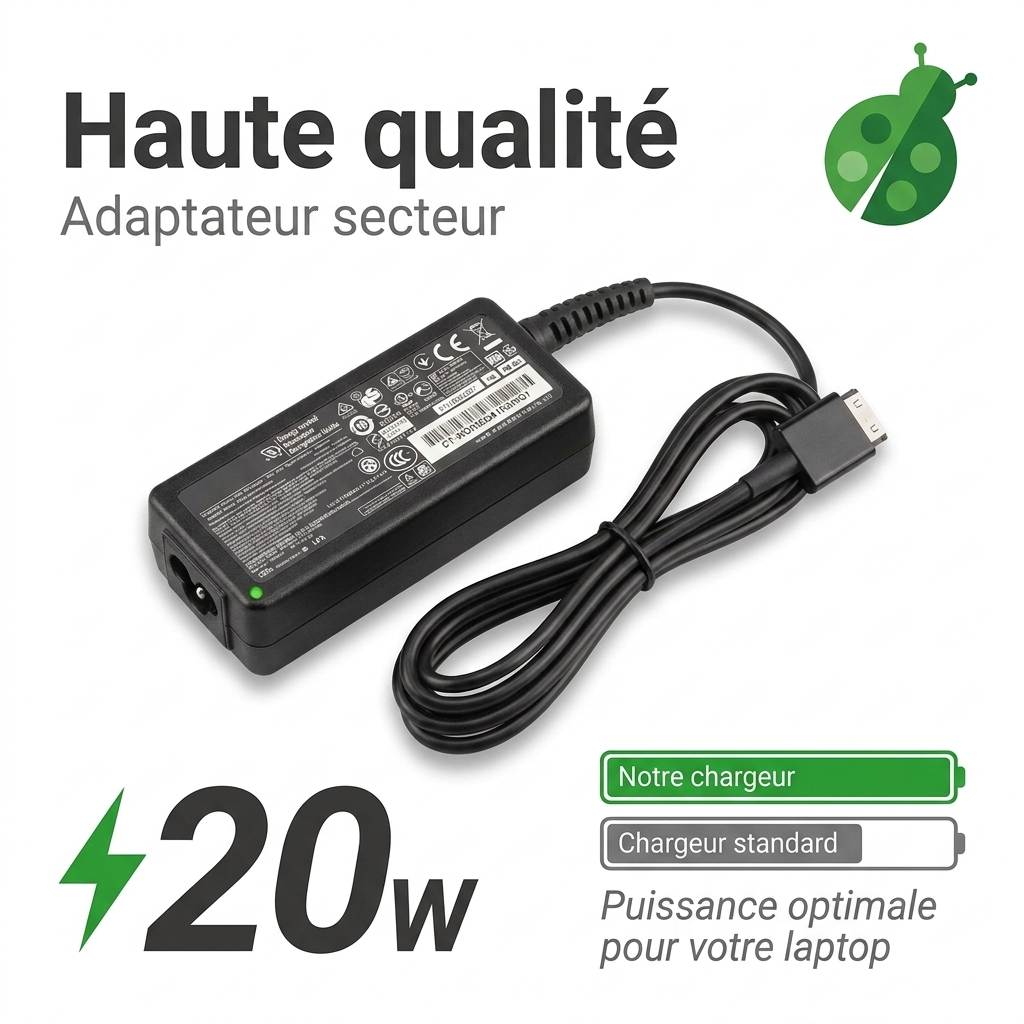 Oplader laptop hp  slatebook x2 10 h000