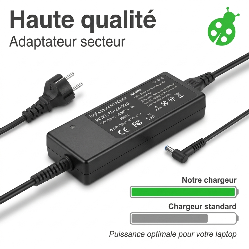 Chargeur ordinateur portable hp  pavilion 14 ce0040nf