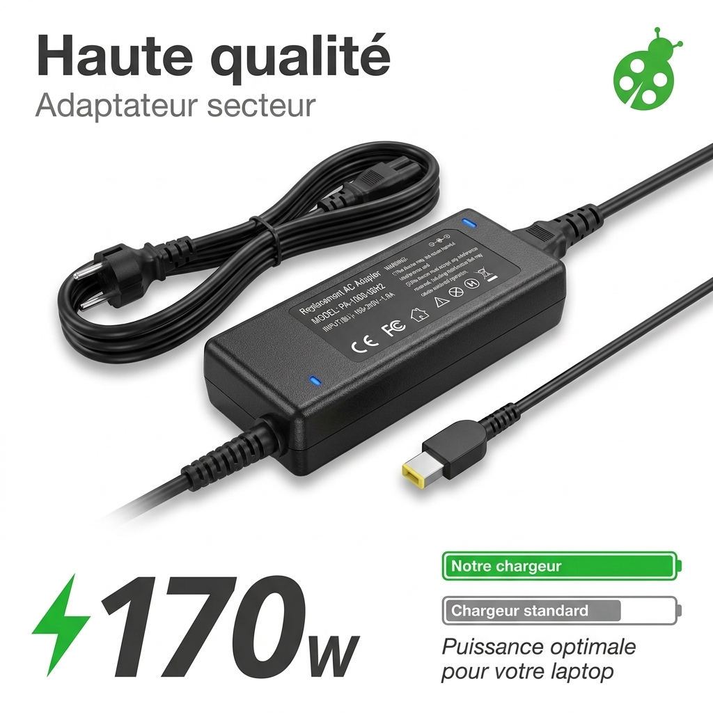 Cargador ordenador portatil y notebook lenovo thinkpad p51s 20hb001sus