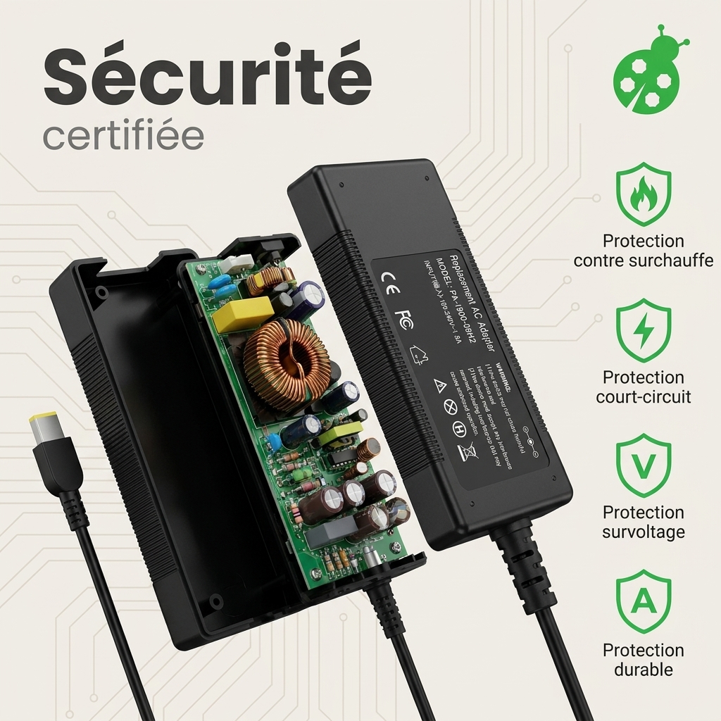 Cargador ordenador portatil y notebook lenovo thinkpad p51s 20hb001sus