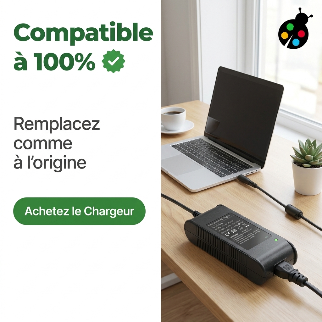 Chargeur ordinateur portable dell latitude 5280