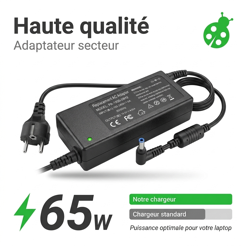 Caricabatterie computer portatile dell inspiron 14 3000 series (3443)