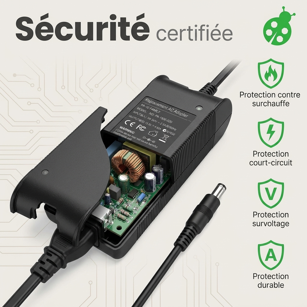 Caricabatterie computer portatile dell latitude 6430u 643u 2676