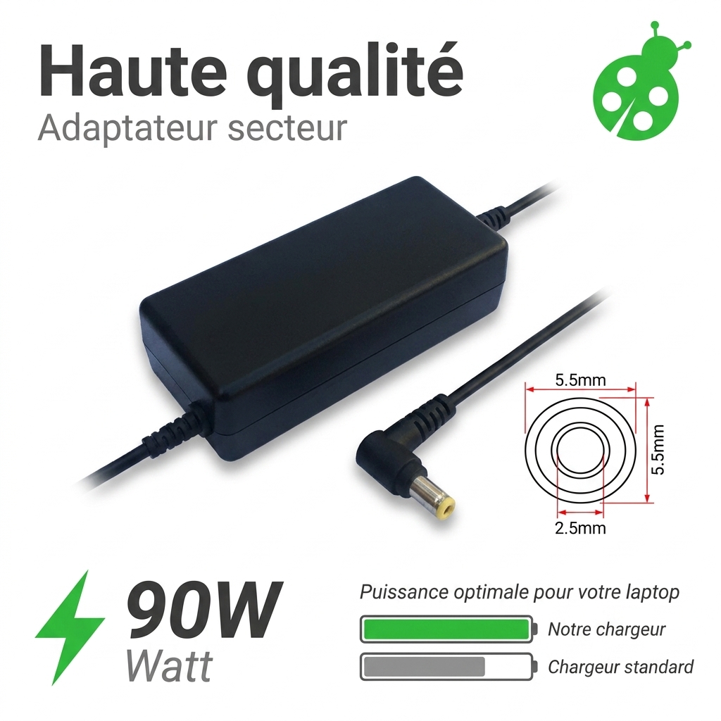 Chargeur ordinateur portable terra wortmann terra mobile 1716