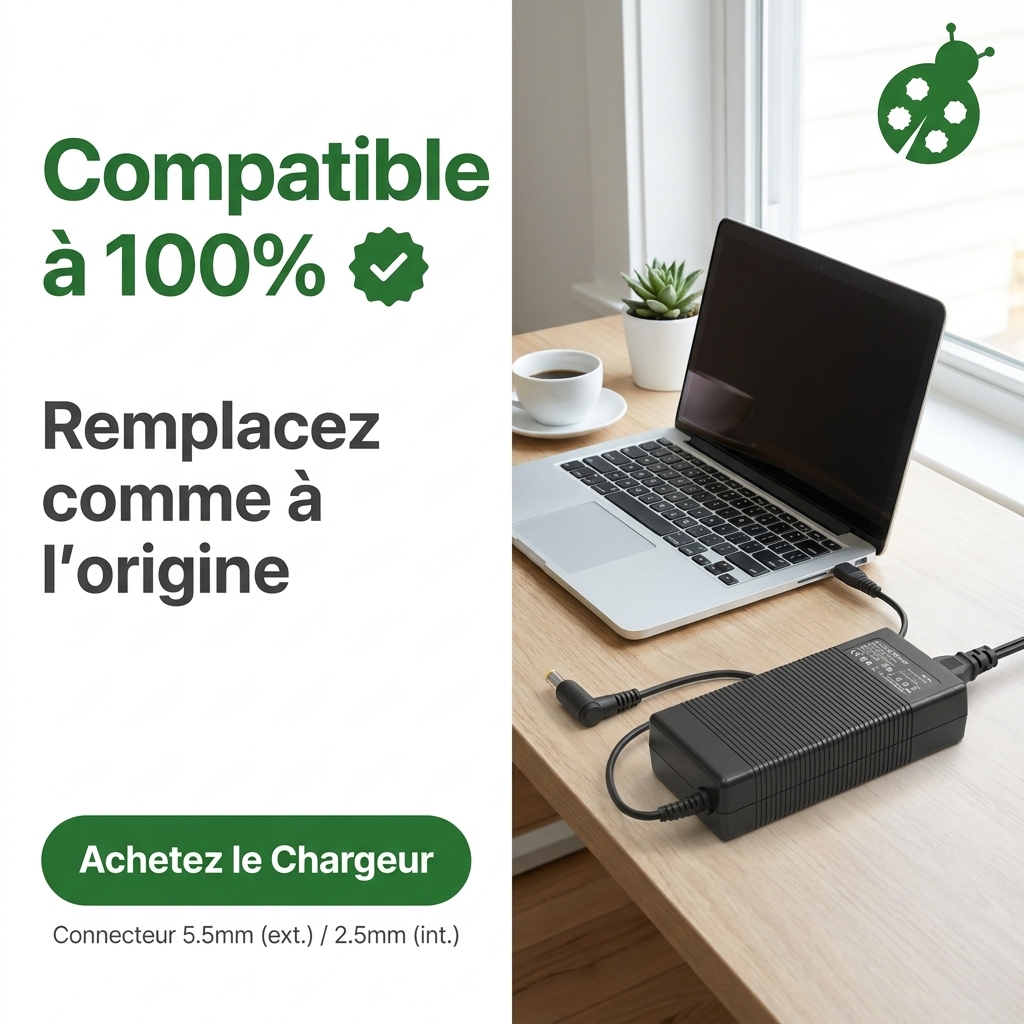Chargeur ordinateur portable terra wortmann terra mobile 1716