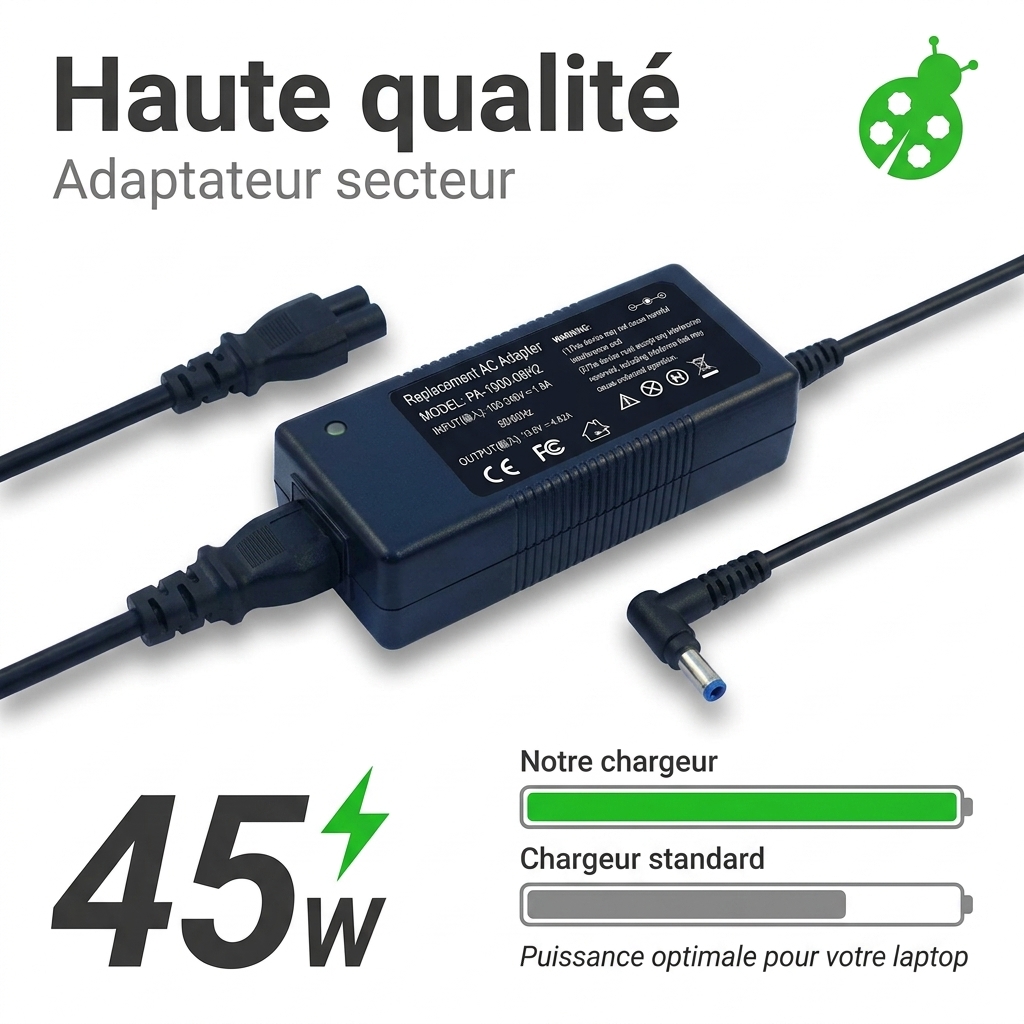 Caricabatterie computer portatile hp  pavilion 13 an0002nf