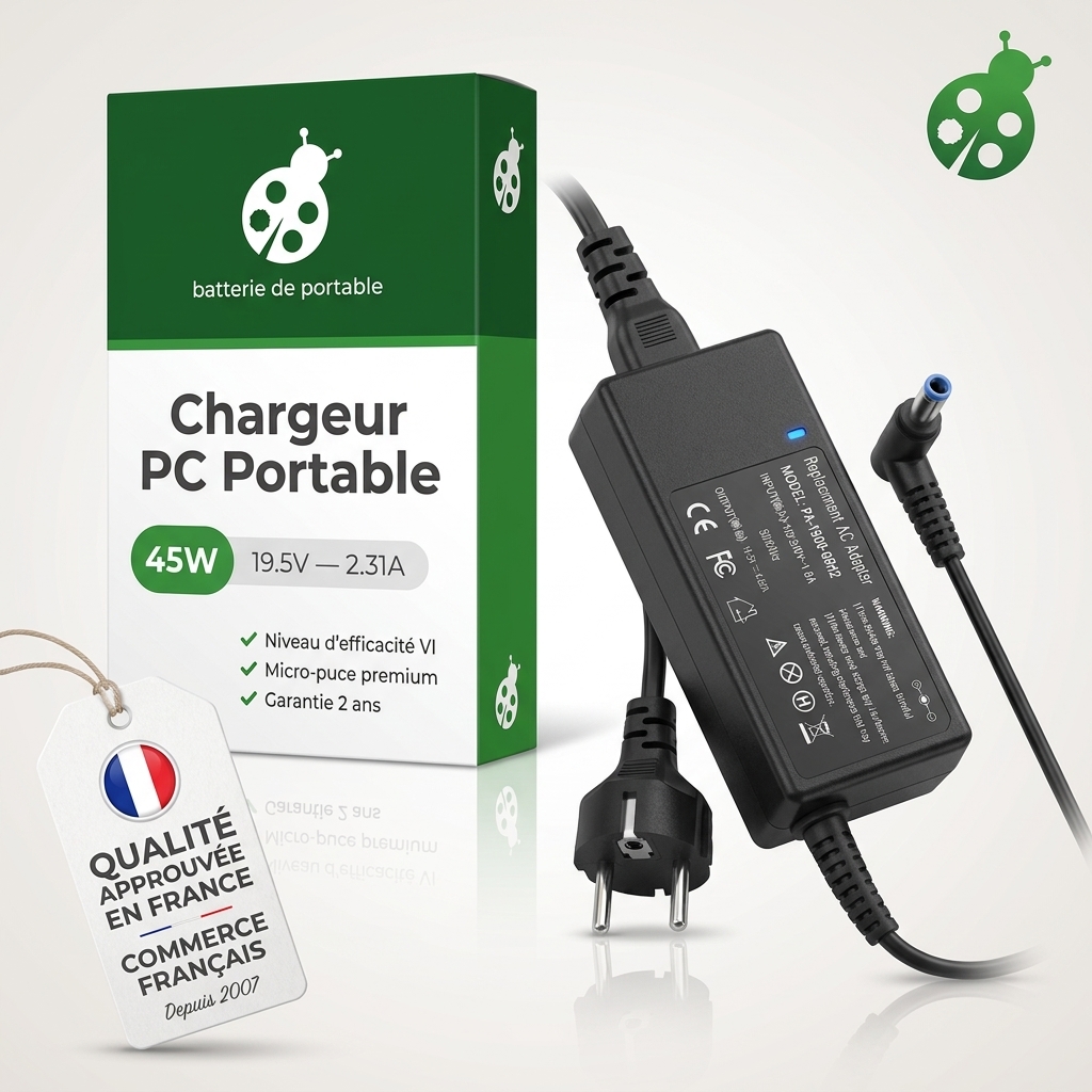 Chargeur ordinateur portable hp  pavilion 14 ce0009nf