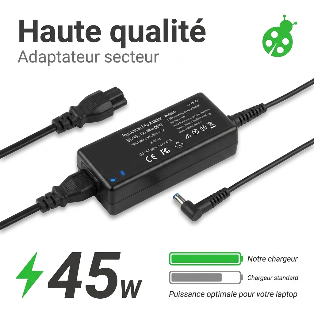 Chargeur ordinateur portable hp  pavilion 14 ce0009nf