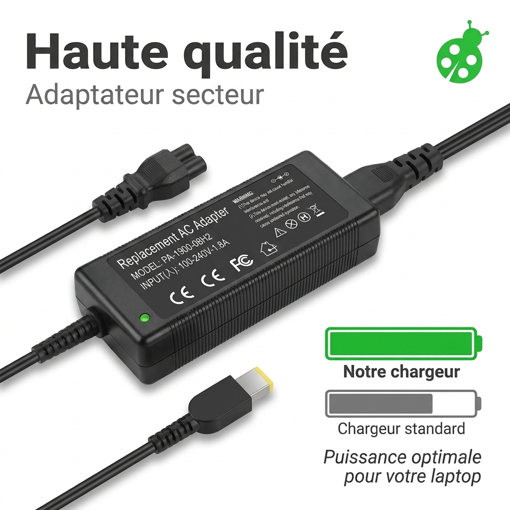 Chargeur ordinateur portable lenovo ideapad l340 gaming