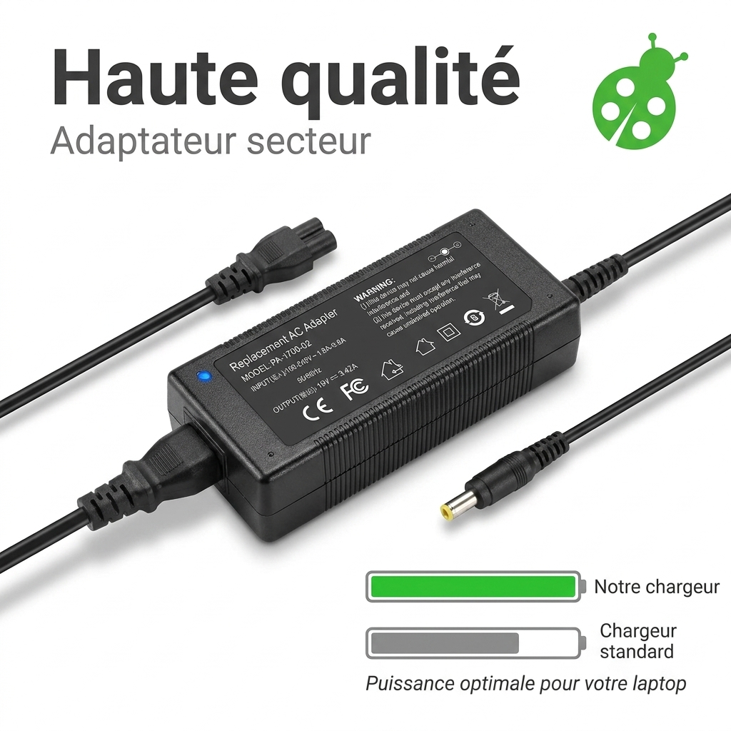 Chargeur ordinateur portable asus e402na ga245t