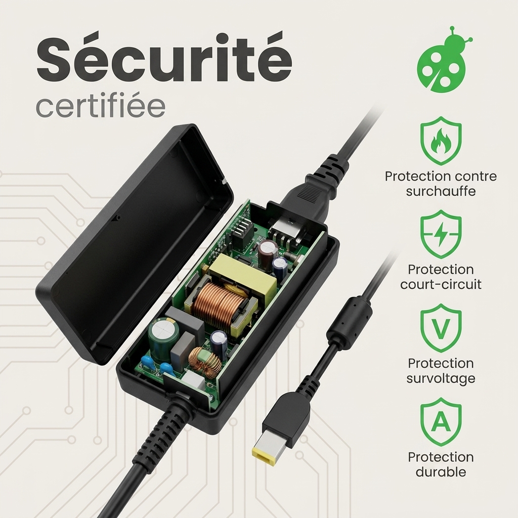 Chargeur ordinateur portable lenovo ideapad v330 14ikb 81b0