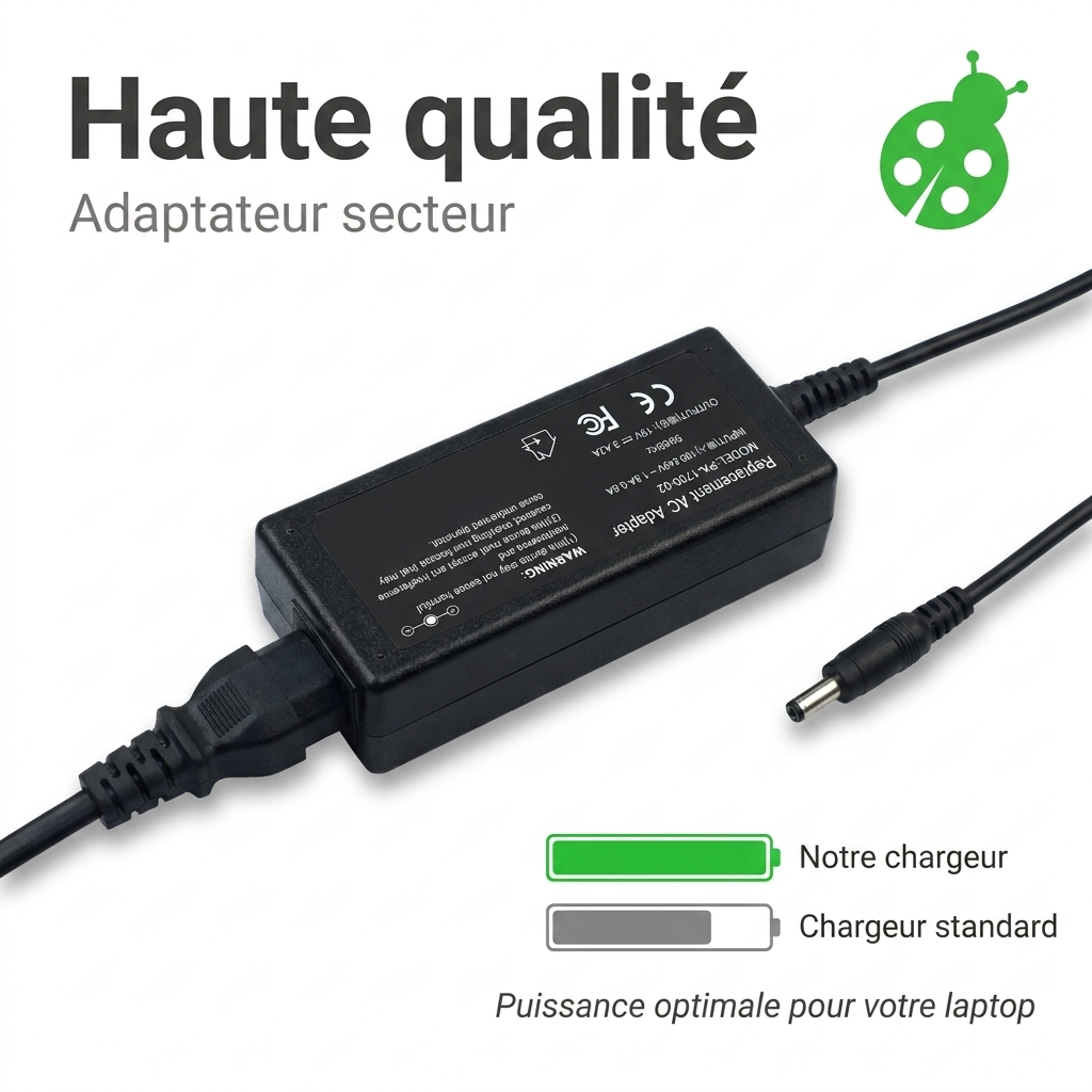 Chargeur ordinateur portable asus vivobook e410ma ek901ts