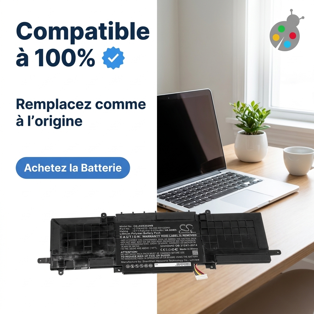 Batteria computer portatile asus zenbook 13 ux333fa