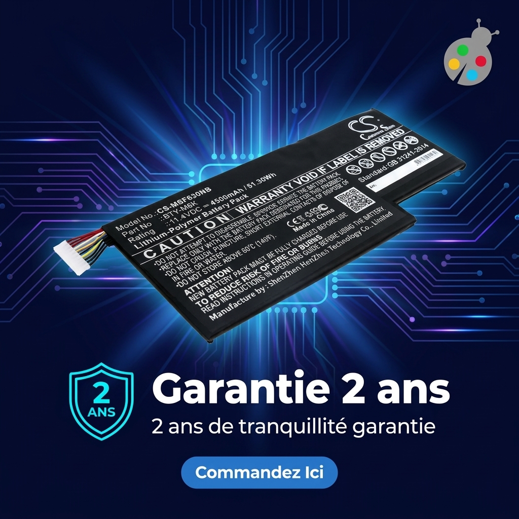 Batterie ordinateur portable msi gf75 8rd