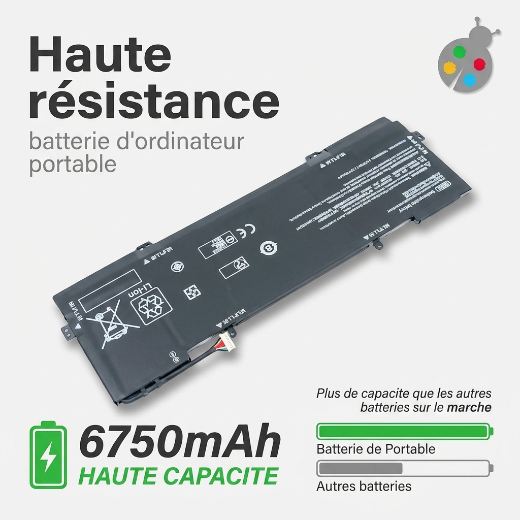 Battery laptop hp spectre x360 convertible 15 df0xxx