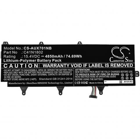 Battery for asus x73
