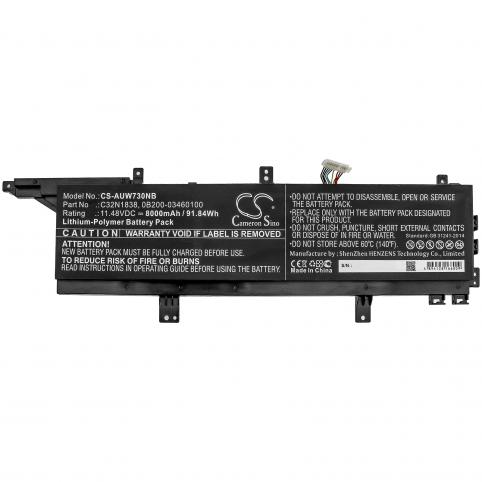 Batterij laptop asus proart studiobook pro x w730g5t av011t