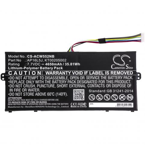 Batterie  acer ap16l5j