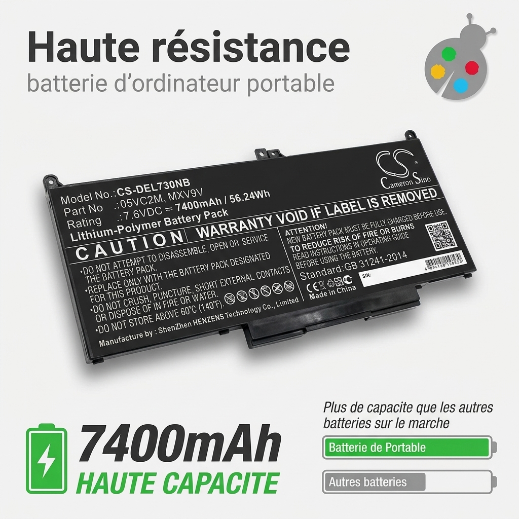 Batteria computer portatile dell latitude 7400