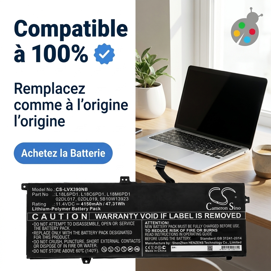Batteria computer portatile lenovo thinkpad x390 20q00039cd