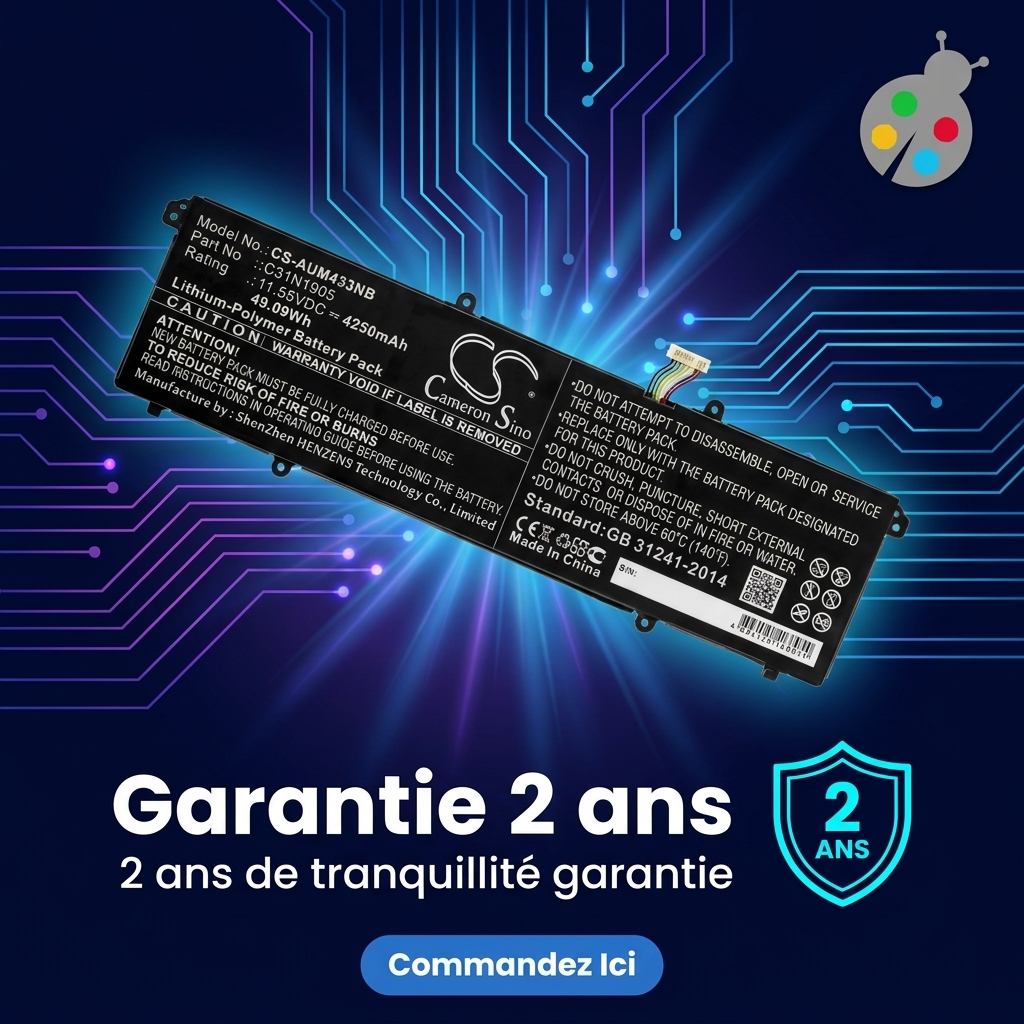 Batteria computer portatile asus vivobook x1704za