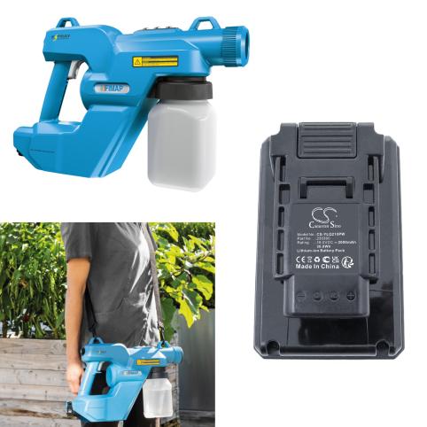 230390 e spray batería outillage portatif fimap