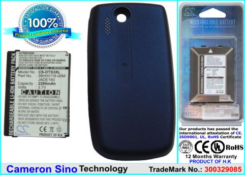 Batterie pour pda smartphone htc compatible jaoe160