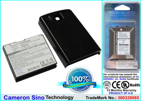 Batterie pour pda smartphone htc touch pro hd