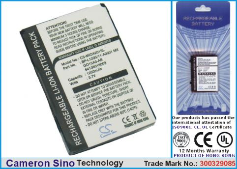Batteria pda smartphone mitac mio mio a201