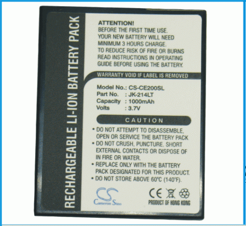 Battery smartphone casio cassiopeia e 200