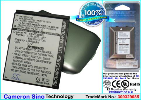 Battery mobile e ten glofiish m810