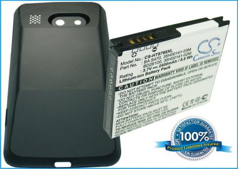 Battery for pda smartphone htc surround