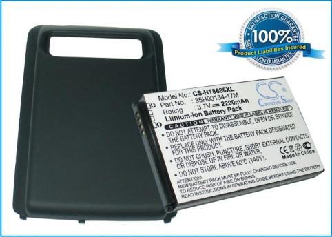 Batterie pour pda smartphone htc wt7