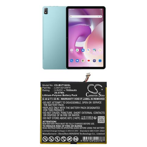 Batería para tableta blackview li30132125fh tab 16