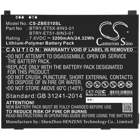 Batterij tablet zebra et56