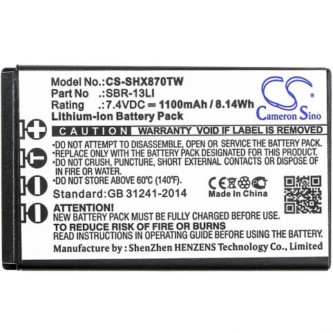 Batterie  standard horizon sbr 13li