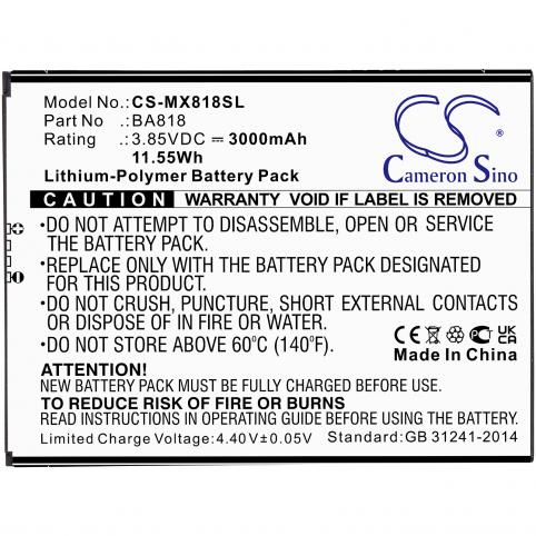 Batterie telephone meizu c9