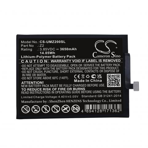 Batterij telefoon umi umidigi z2
