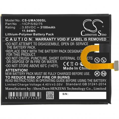 Batterij telefoon umi umidigi a3