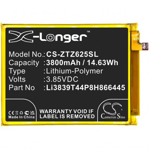 Batterie  zte li3839t44p8h866445