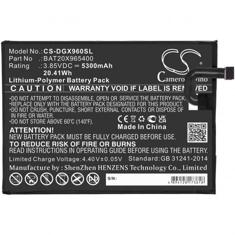 Battery mobile doogee x96
