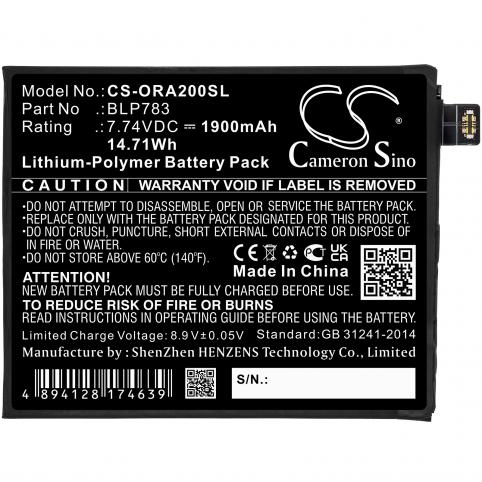 Battery  oppo blp783