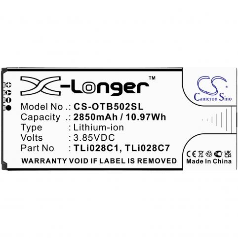 Batterie pour telephone alcatel refc tli028c1