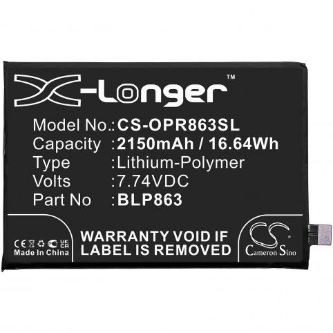 Battery  oppo blp863
