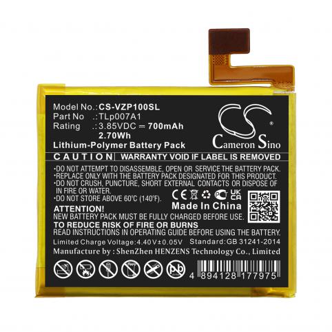 Battery  verizon tlp007a1